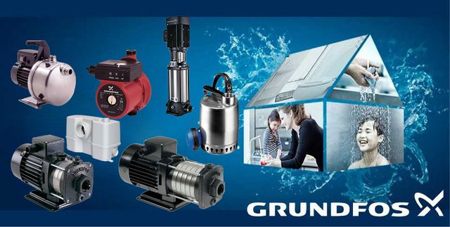 máy bơm nước Grundfos - máy bơm Đan Mạch